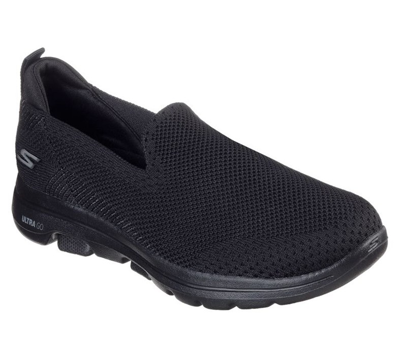 Skechers Dam Svarta Slip On - Gowalk 5 - Prized - Sverige (WVMBY-4710)